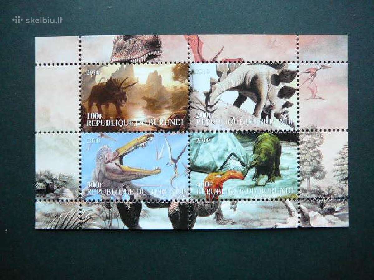 Dinozaurai Burundis 2010 svarus brd417