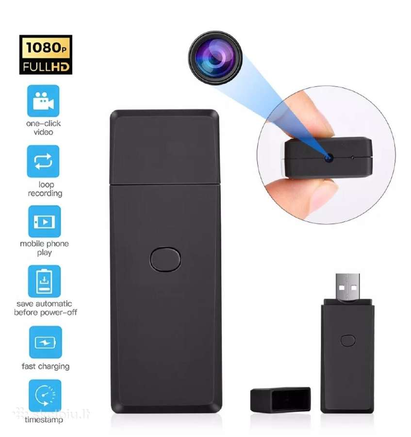 Slapta Full HD kamera Usb atmintinėje - nuotraukos Nr. 2