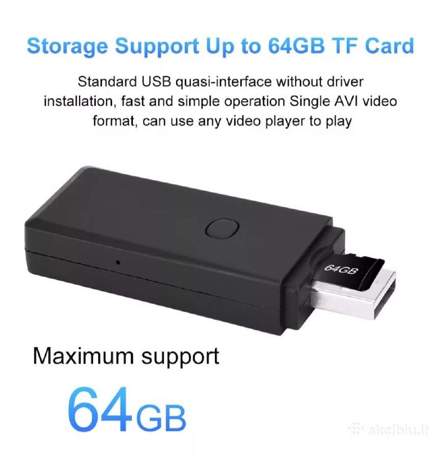 Slapta Full HD kamera Usb atmintinėje - nuotraukos Nr. 6