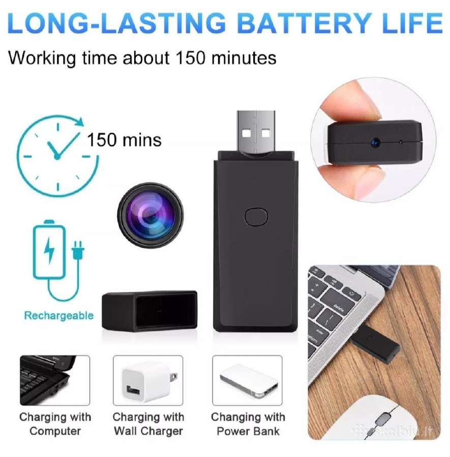 Slapta Full HD kamera Usb atmintinėje - nuotraukos Nr. 9