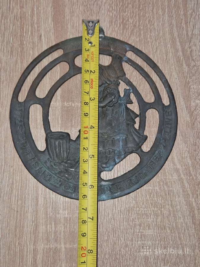 Elfai,plaketė, konsolė gėlės, žalvario paveikslas - nuotraukos Nr. 21