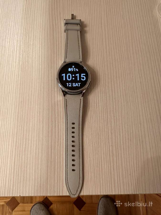 Samsung Galaxy Watch 6 Classic Lte 43 mm Silver - nuotraukos Nr. 2