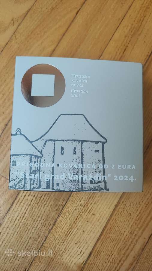 2024 Kroatijos 2€ proof moneta