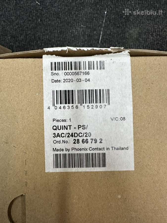 Mait. šaltinis Phoenix 24v Quint - Ps/3ac/24dc/20