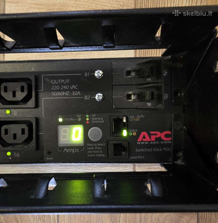 Apc Switched rack Pdu (valdomi kištukiniai lizdai) - nuotraukos Nr. 3