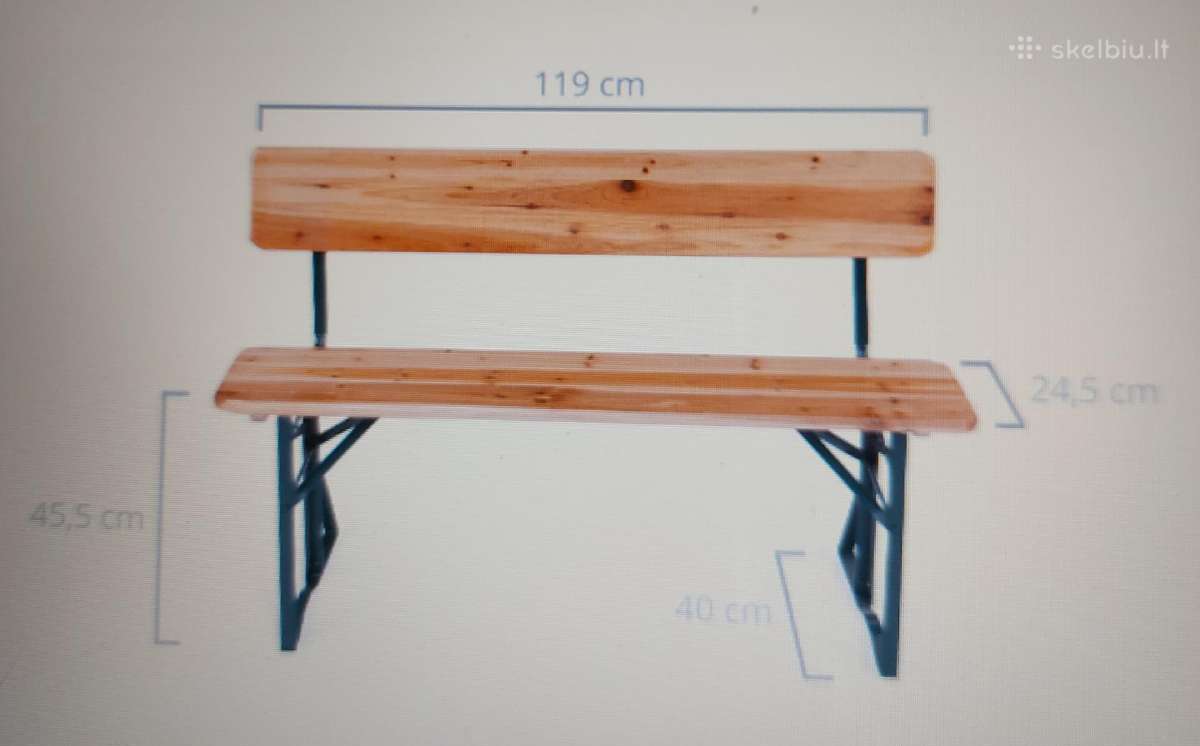 Medžio baldai terasai,balkonui ir jiems pasėdukai - nuotraukos Nr. 13