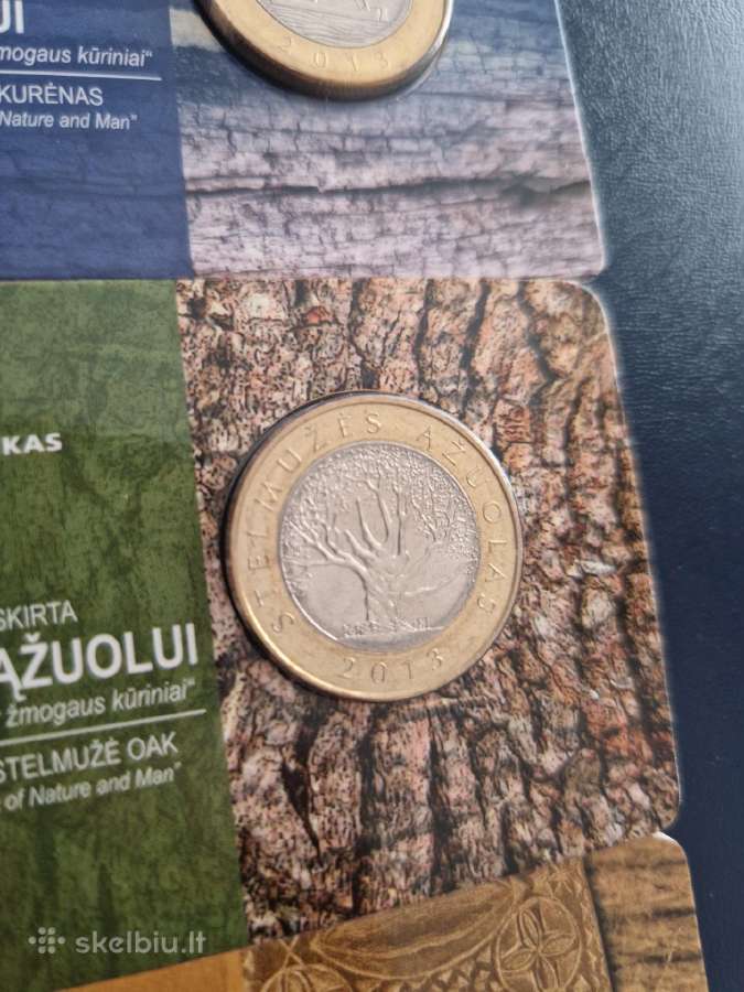 2 litų proginės monetos 2013m (kortelėse) - nuotraukos Nr. 7