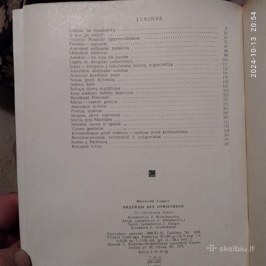 Miroslavas Stinglas "Indėnai be tomahaukų" 1969 m. - nuotraukos Nr. 19