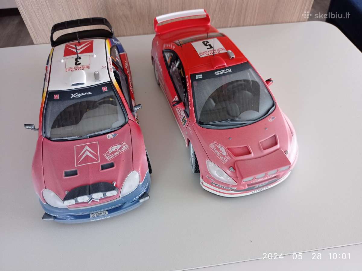 Peugeot307 ir Citroen xsara vrc 1:18 - nuotraukos Nr. 6