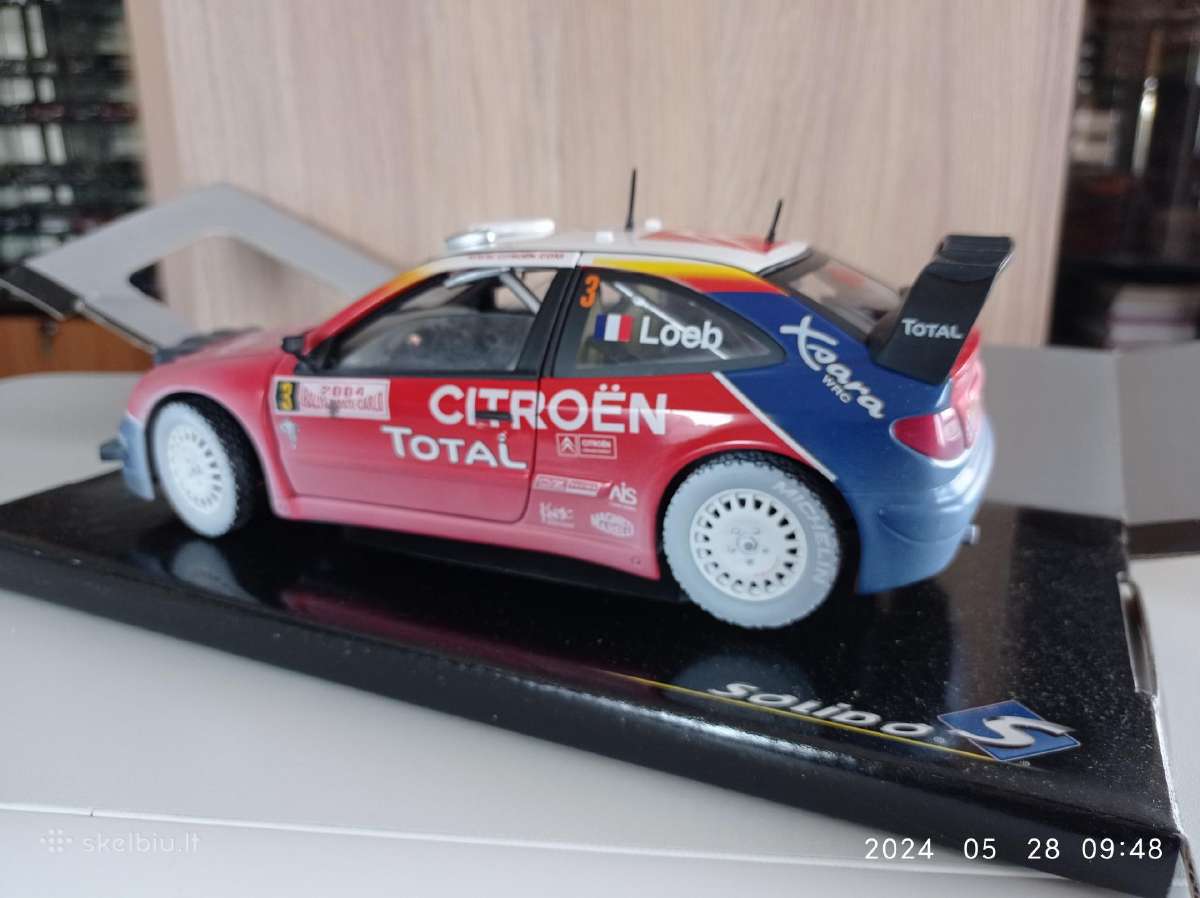 Peugeot307 ir Citroen xsara vrc 1:18 - nuotraukos Nr. 7