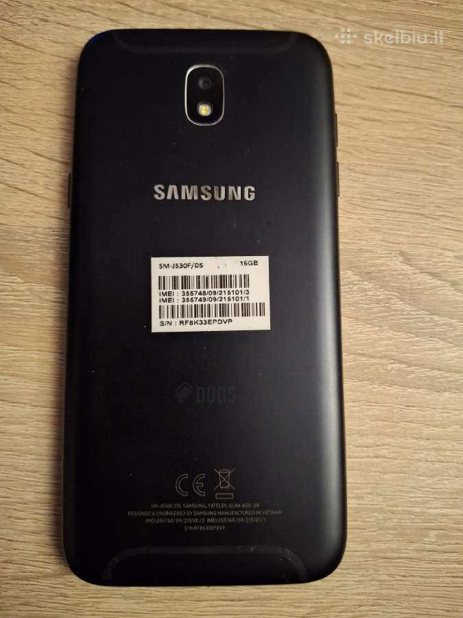 Samsung Galaxy J5 (2017) J530f, juodas
