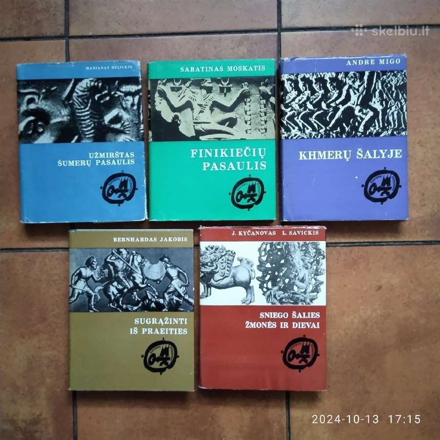 "Kultūrų pėdsakais" serijos knygos