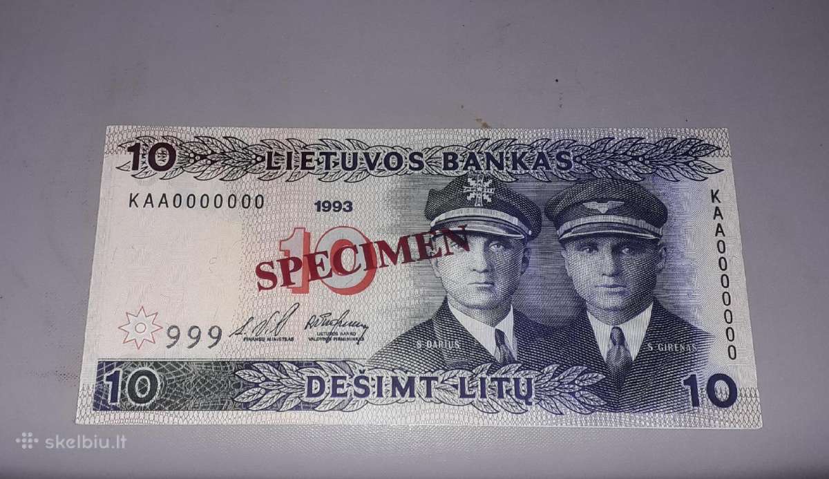 10,20,50,500 Lt autentiškumo bukletai - nuotraukos Nr. 4