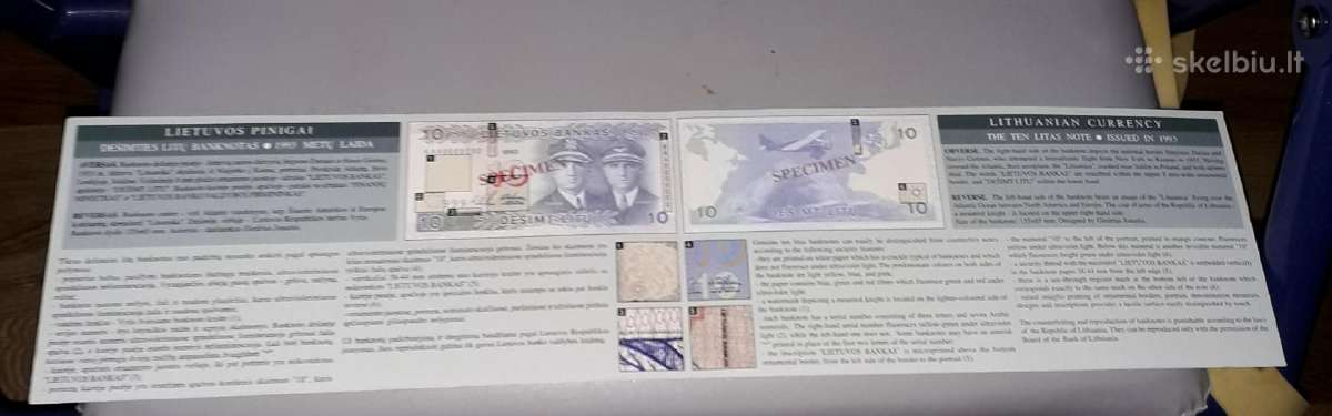 10,20,50,500 Lt autentiškumo bukletai - nuotraukos Nr. 6