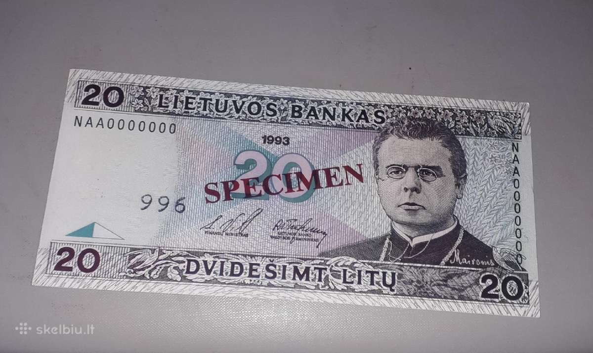 10,20,50,500 Lt autentiškumo bukletai - nuotraukos Nr. 7