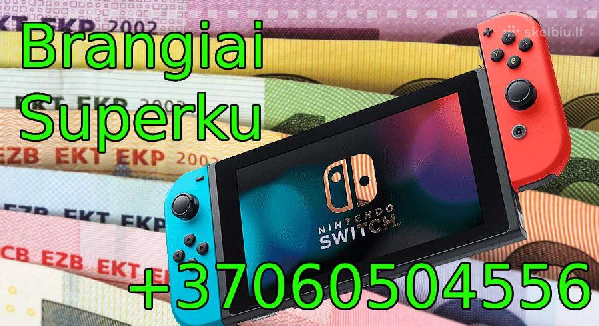 Perku naujus ir naudotus Switch