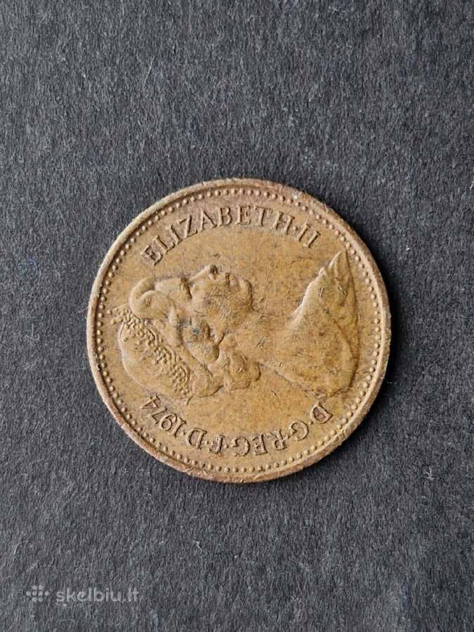 Jungtinės Karalystės (UK) 1/2 penso monetos - nuotraukos Nr. 7