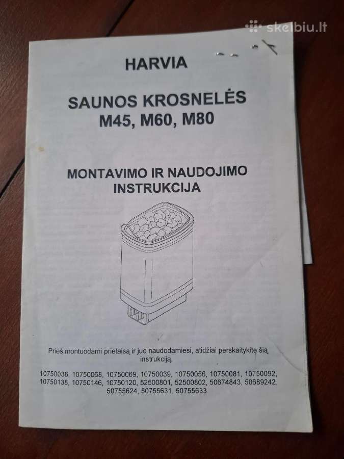 Nauja suomiška pirties krosnelė Harwey - nuotraukos Nr. 3