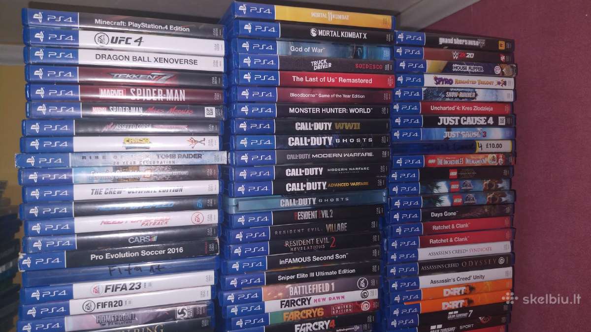 Playstation 4 žaidimai Ps4 Daug - nuotraukos Nr. 5