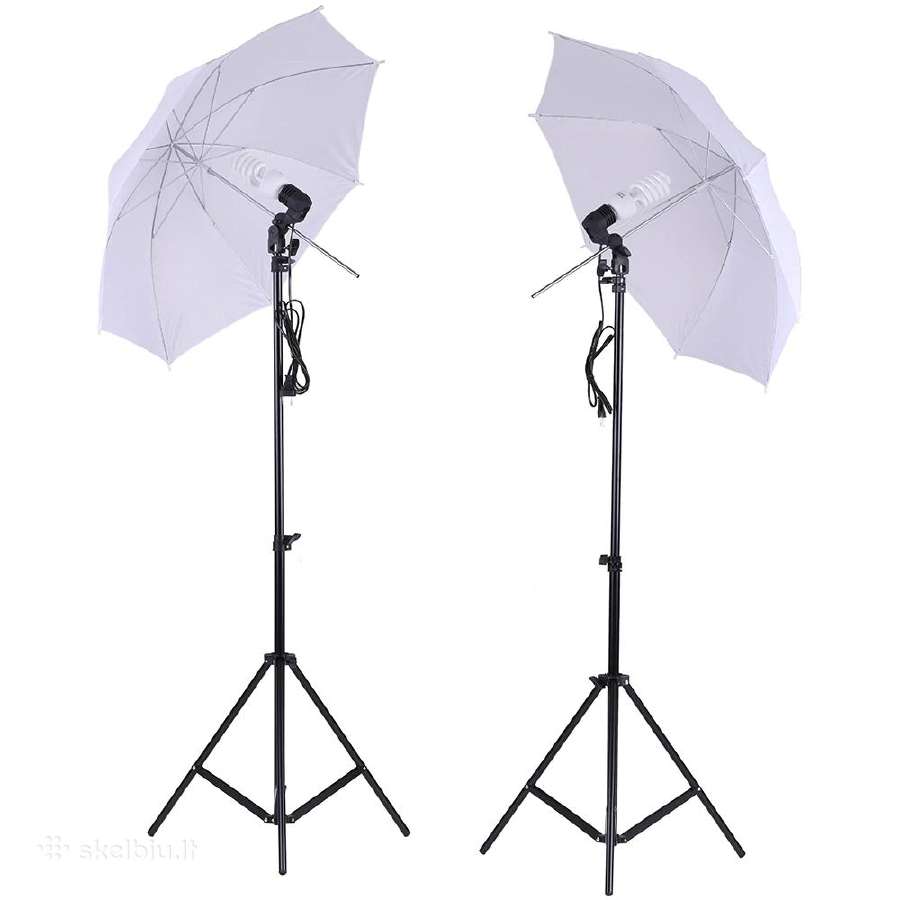 Apšvietimo ir fotostudijos rinkinys su softbox - nuotraukos Nr. 2