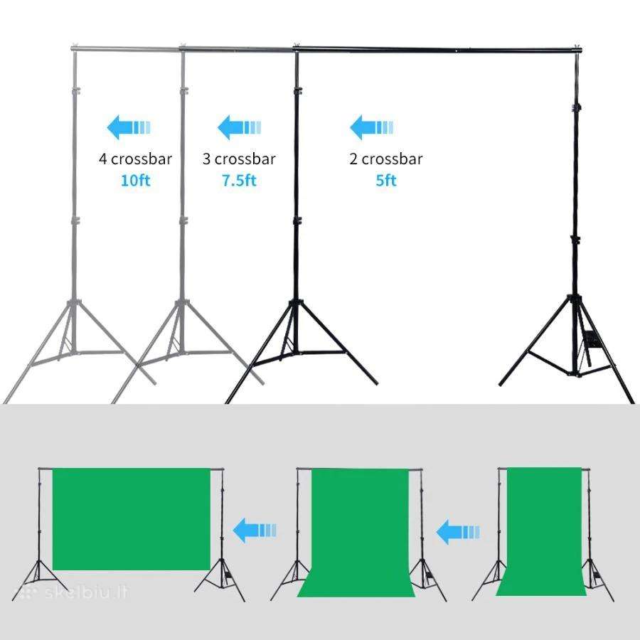 Apšvietimo ir fotostudijos rinkinys su softbox - nuotraukos Nr. 5