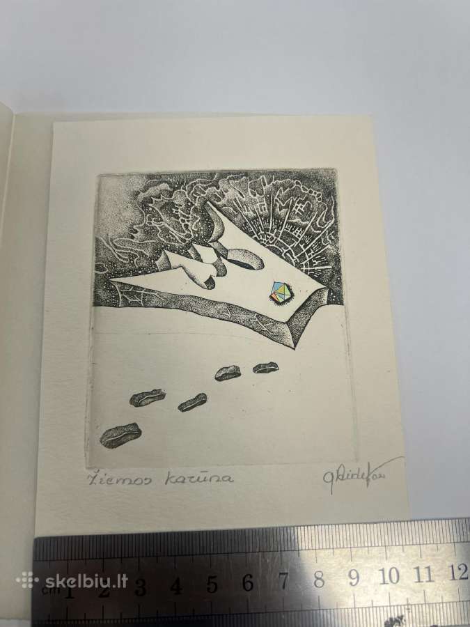 Garazina.didelyte Exlibris grafika - nuotraukos Nr. 4