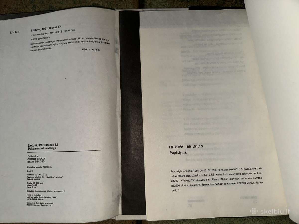 Lietuva 1991.01.13 Dokumentai liudijimai atgarsiai - nuotraukos Nr. 4