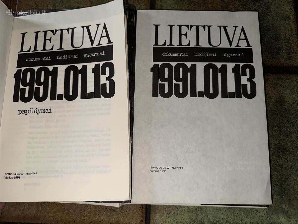 Lietuva 1991.01.13 Dokumentai liudijimai atgarsiai - nuotraukos Nr. 2