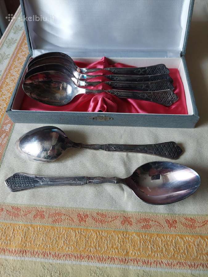 CcCCCP Stalo Irankiai - Saukstai 6 Vnt. Melchioras - nuotraukos Nr. 6