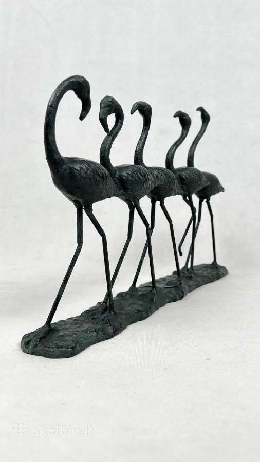 Metalinė skulptūra "Flamingai" (turime 4) - nuotraukos Nr. 5