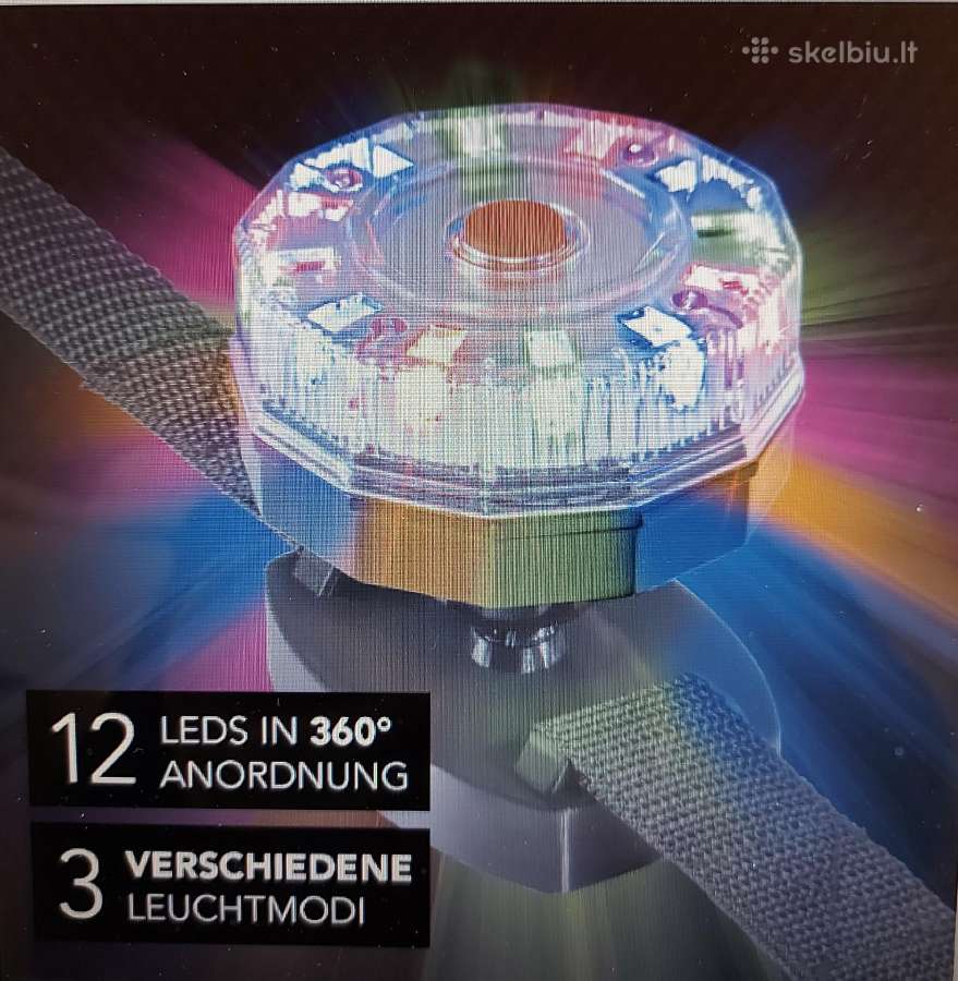 Irklenčių,kanojų,baidarių apšvietimo Rgb lempa - nuotraukos Nr. 2