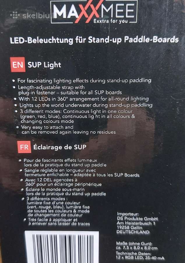 Irklenčių,kanojų,baidarių apšvietimo Rgb lempa - nuotraukos Nr. 5