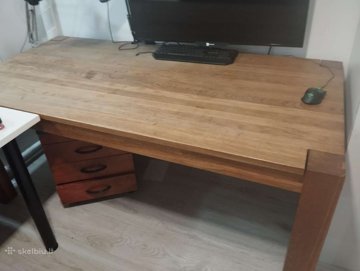 Ąžuolinis Stalas 180x90 cm