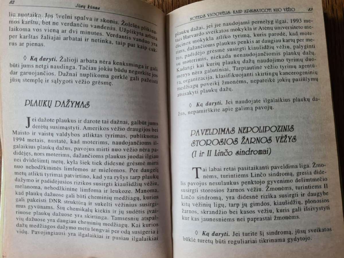 Moters vadovėlis: kaip apsisaugoti nuo vėžio - nuotraukos Nr. 7