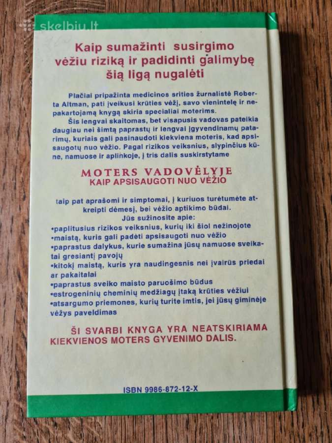 Moters vadovėlis: kaip apsisaugoti nuo vėžio - nuotraukos Nr. 2