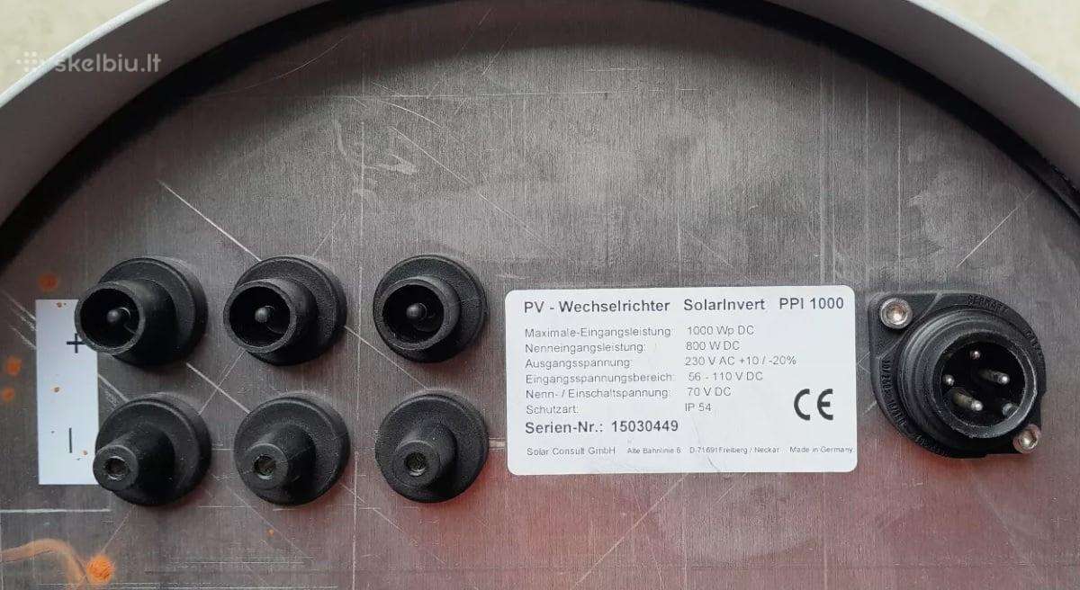 Vokiškas 800w mikro inverteris solarinvert - nuotraukos Nr. 2