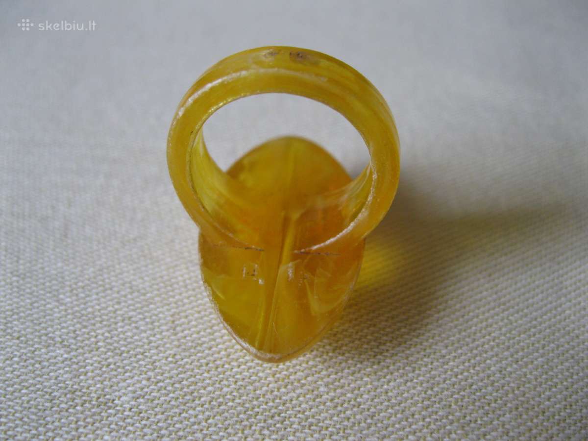CCCP plastikinis ziedas.zr.foto.gintaro - imitacij - nuotraukos Nr. 2