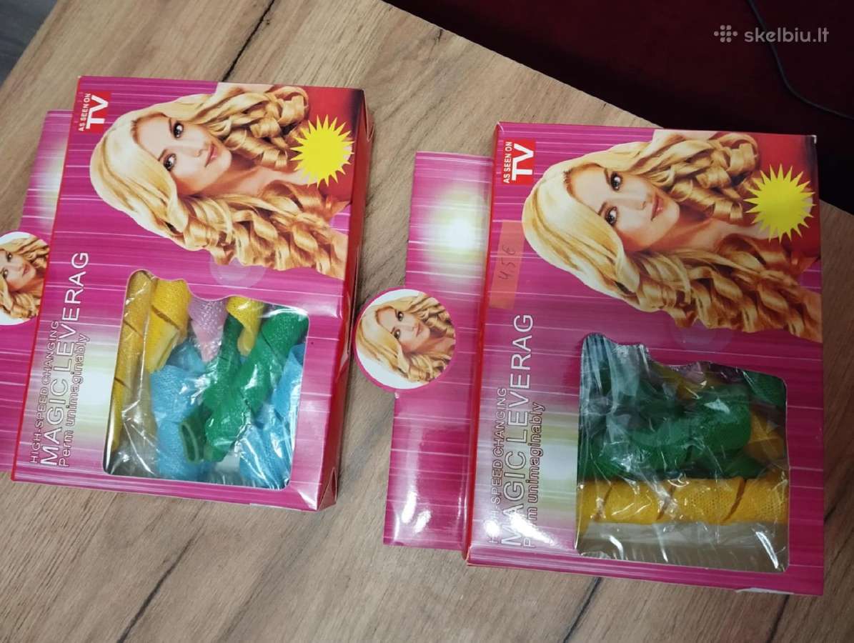 Magic leverage plaukų garbanojimo juostelės