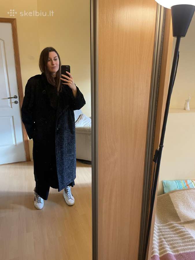Naujas dirbtinio karakulio oversize paltas - nuotraukos Nr. 10