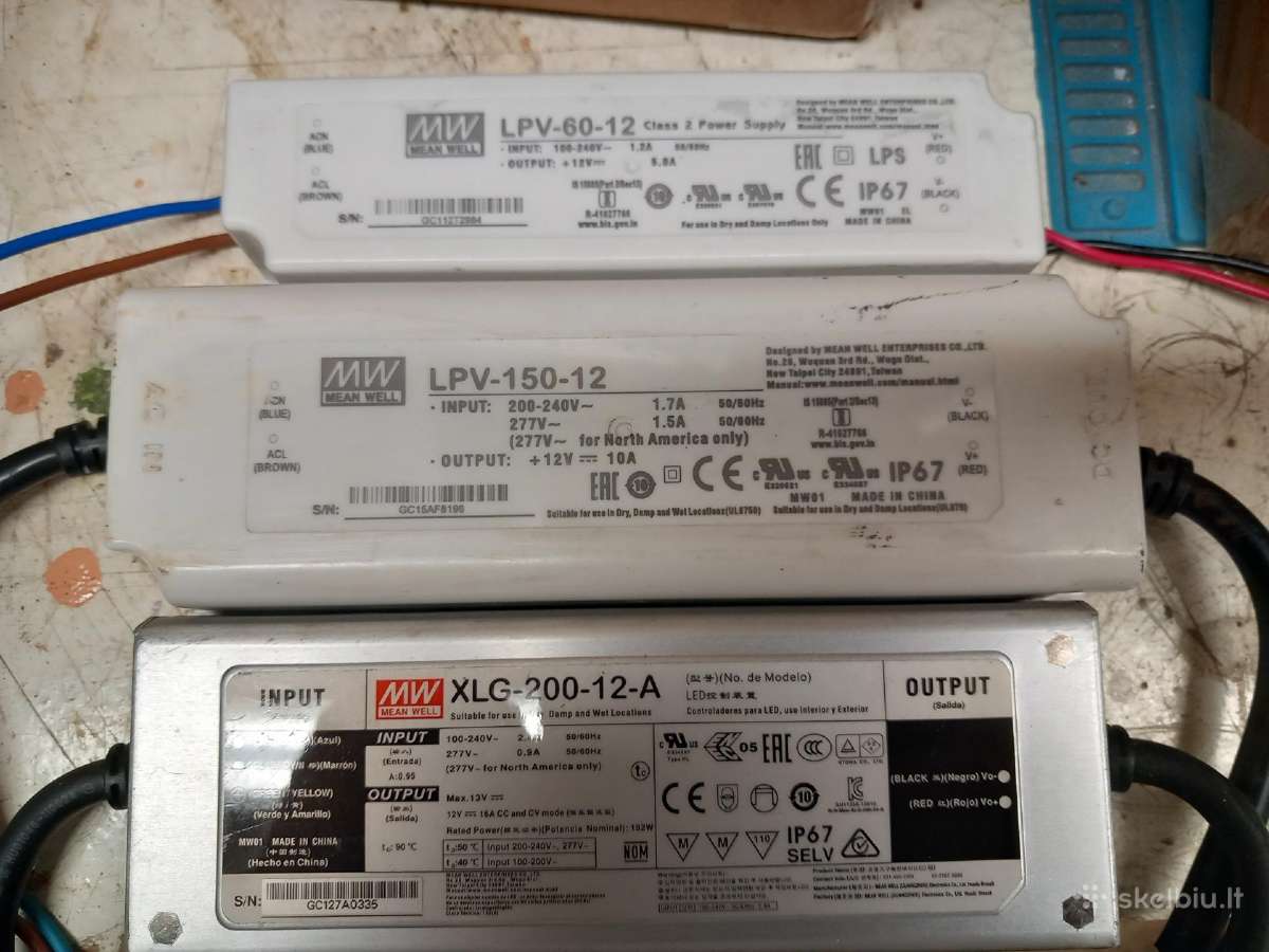 Impulsinis maitinimo šaltinis 12v Main Well