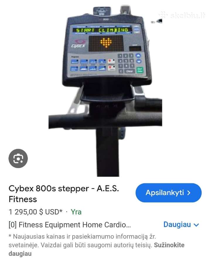 Treniruoklis cybex 800