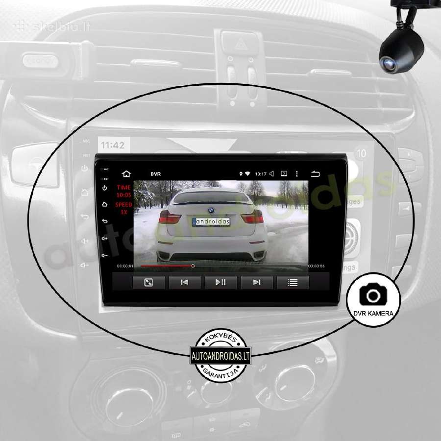 Fiat Bravo 2007-12 Android multimedia WiFi/GPS/usb - nuotraukos Nr. 8