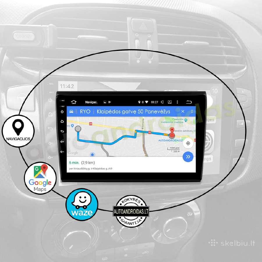 Fiat Bravo 2007-12 Android multimedia WiFi/GPS/usb - nuotraukos Nr. 11