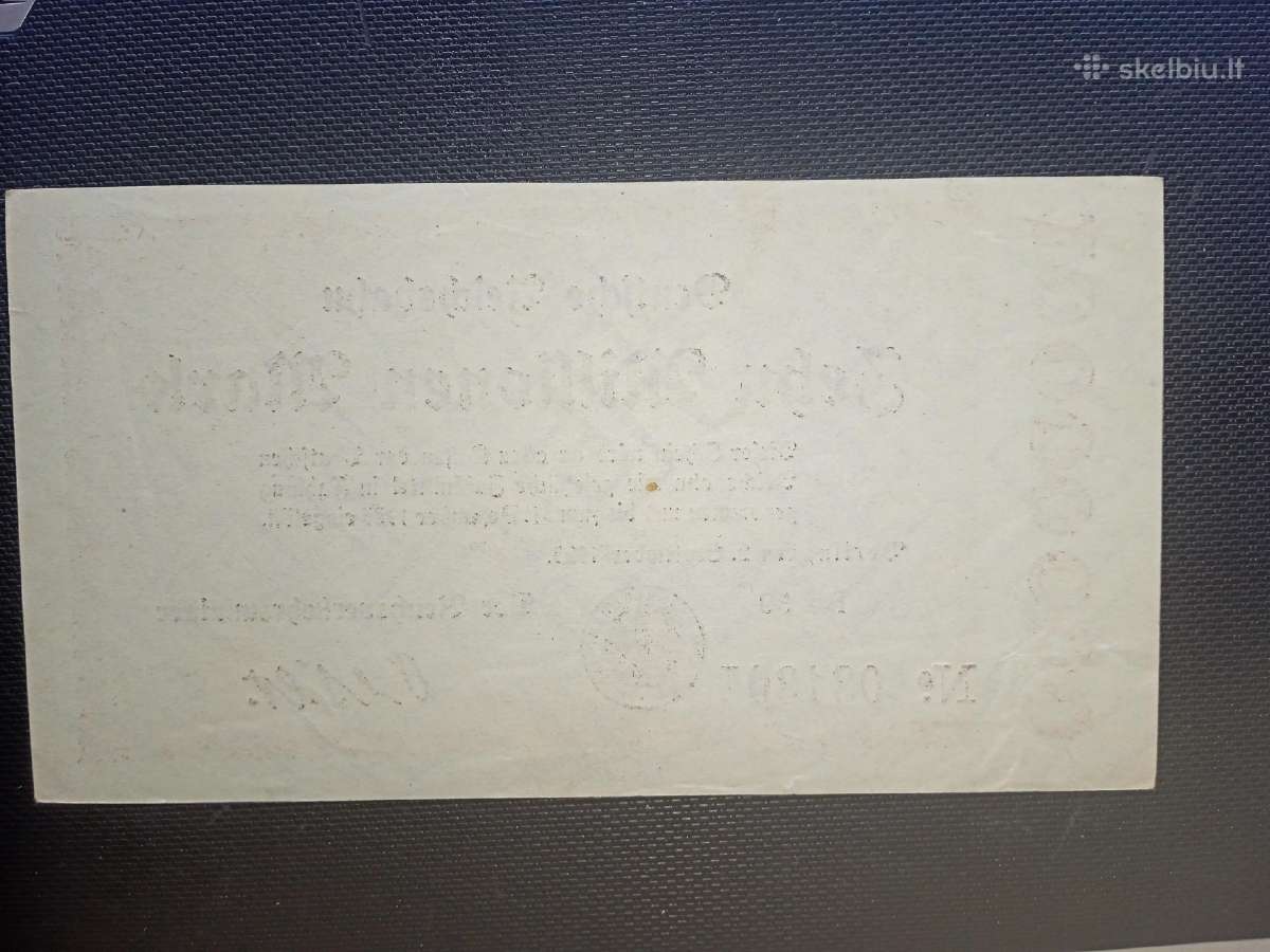 10 000000 markių 1923m Vokietija - nuotraukos Nr. 2