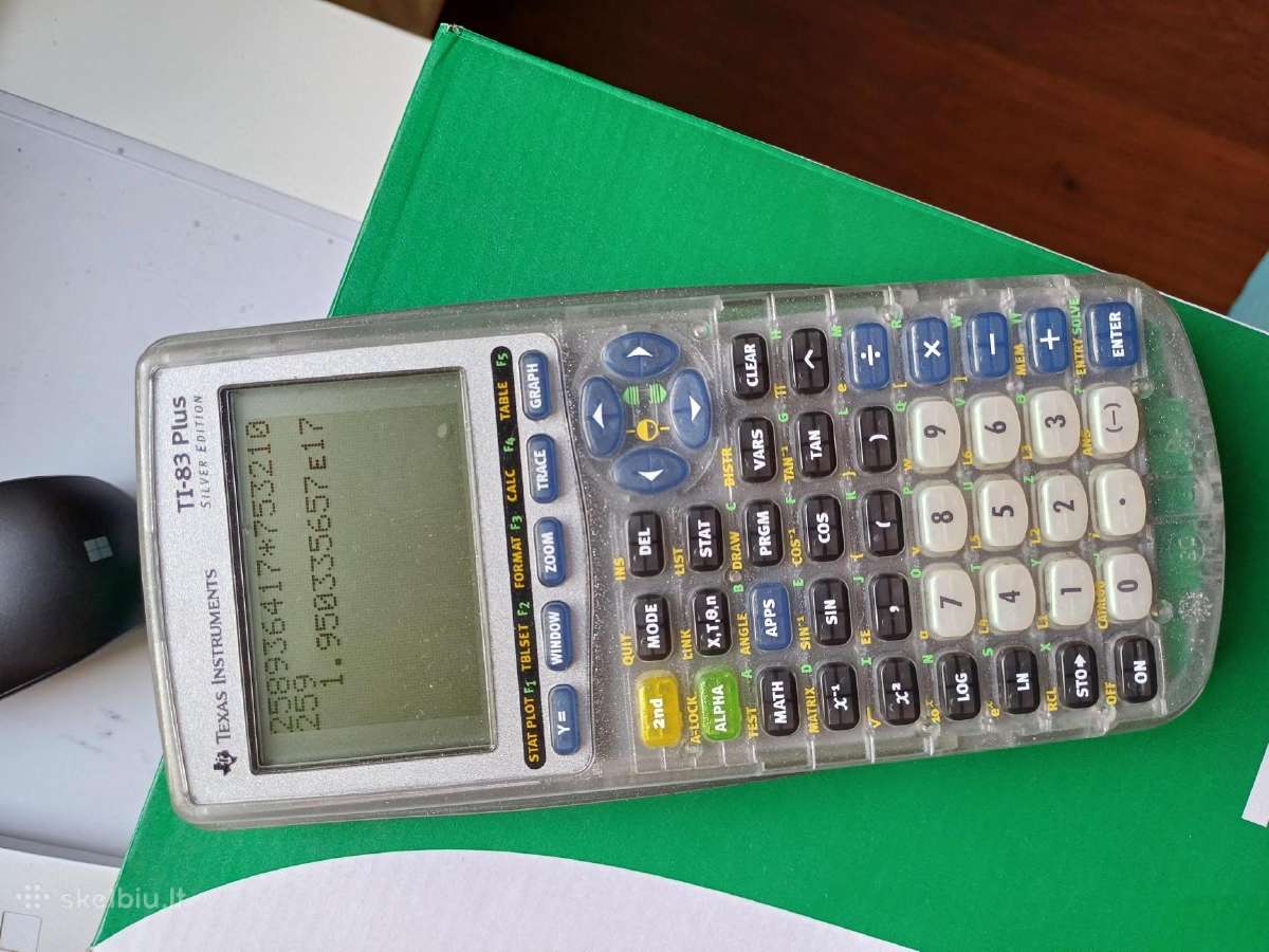 Graphing Calculator Texas Instruments-83 plus - nuotraukos Nr. 2
