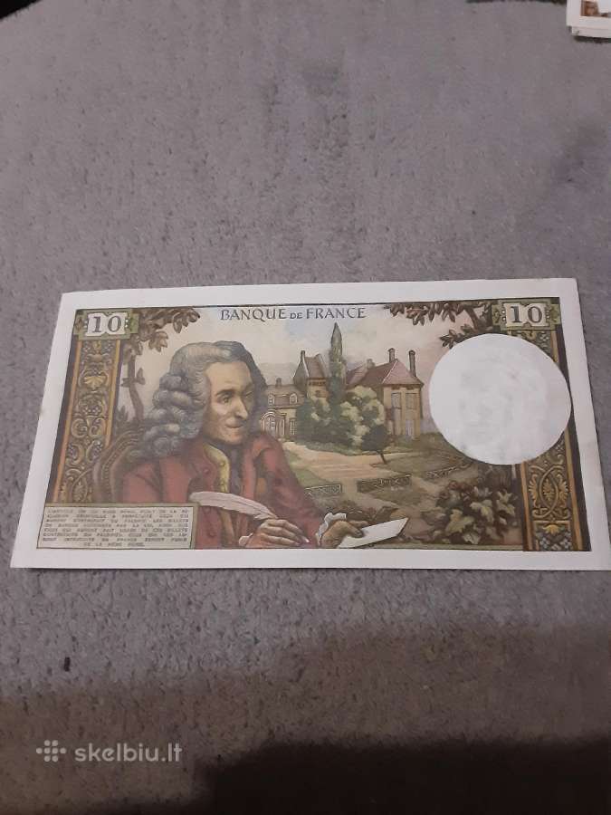 10 frankų banknotas