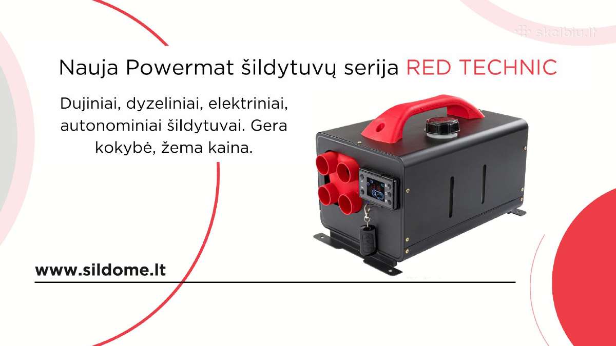 Dyzelinis šildytuvas Powermat 8kw - nuotraukos Nr. 5