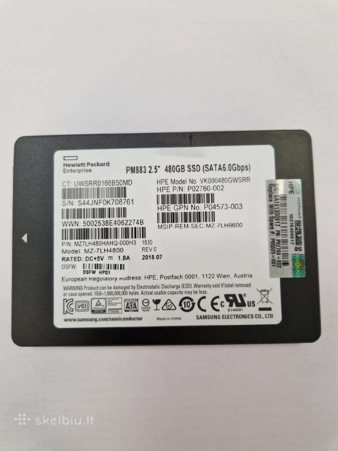 Labai greitas išorinis SSD diskas, 480gb - nuotraukos Nr. 2