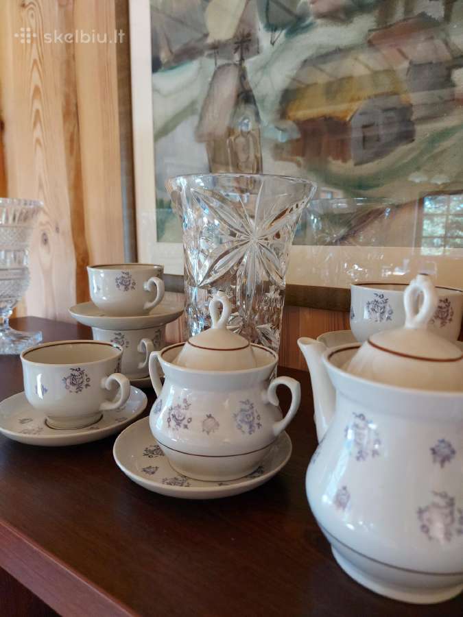 Porceleninis kolekcijinis servyziukas,papildymui - nuotraukos Nr. 3
