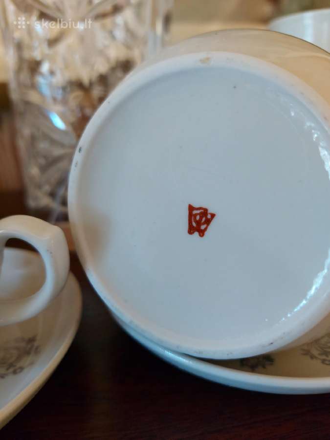 Porceleninis kolekcijinis servyziukas,papildymui - nuotraukos Nr. 4